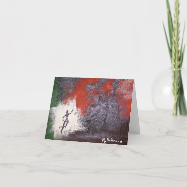 Cartão No vazio Notecard da rota (Frente)