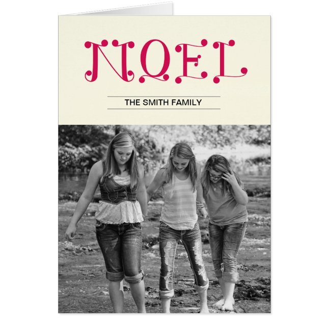 Cartão NOEL manuscrito (Frente)