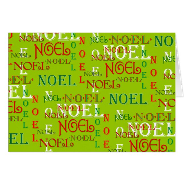 Cartão Noel Natal (Frente Horizontal)
