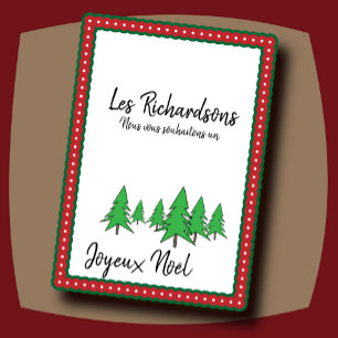 Cartão Noel Natal francês