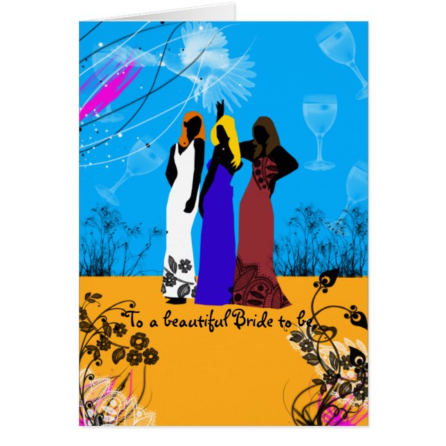 Cartão Noite da galinha (Frente)