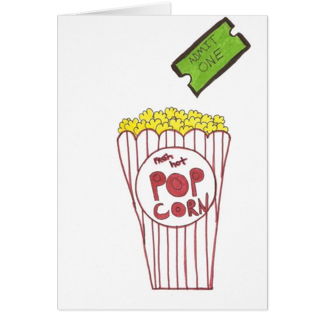 Cartão Noite de cinema (Frente)