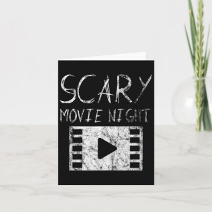 Cartão Noite de Filme de Terror