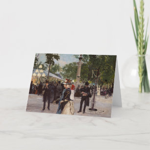 Cartão Noite de Verão em Tivoli   Paul Fischer