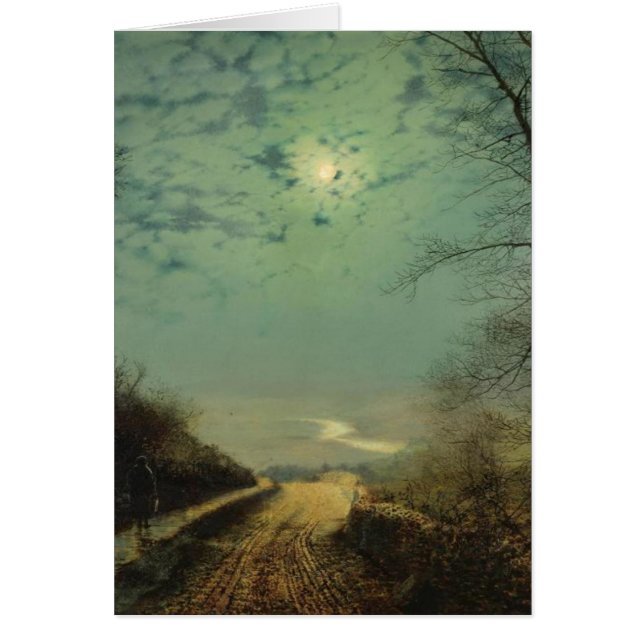 Cartão Noite enluarada (Frente)