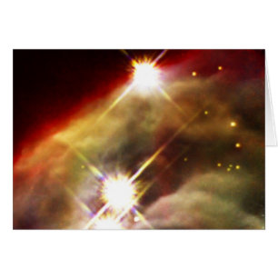 Cartão Noite estrelada de Cone Nebula