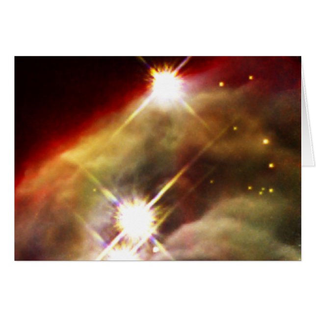 Cartão Noite estrelada de Cone Nebula (Frente Horizontal)