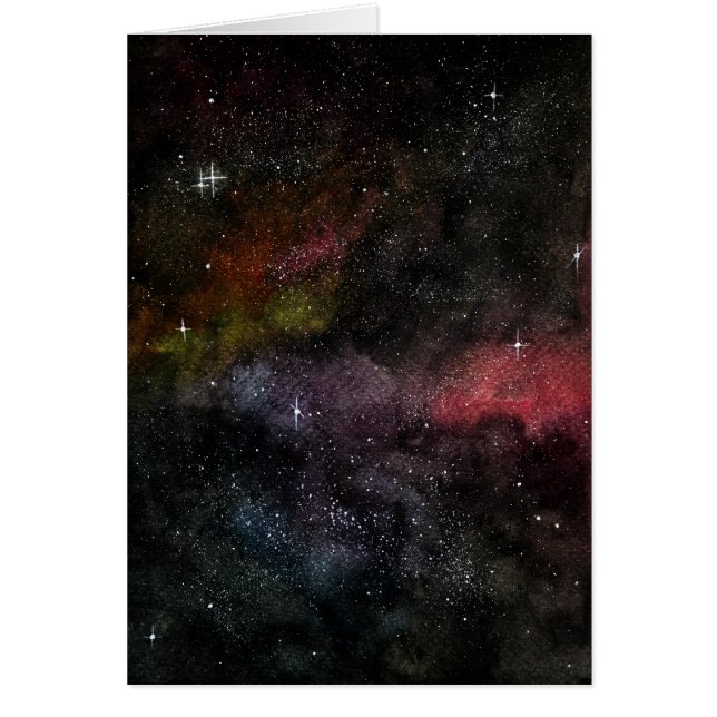 Cartão Noite estrelado (Frente)