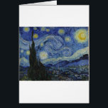 Cartão Noite estrelado de Van Gogh<br><div class="desc"></div>