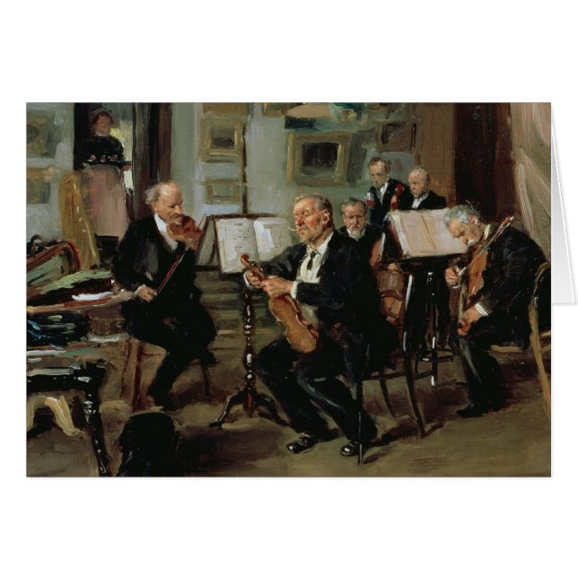 Cartão Noite musical, 1906 (Frente Horizontal)