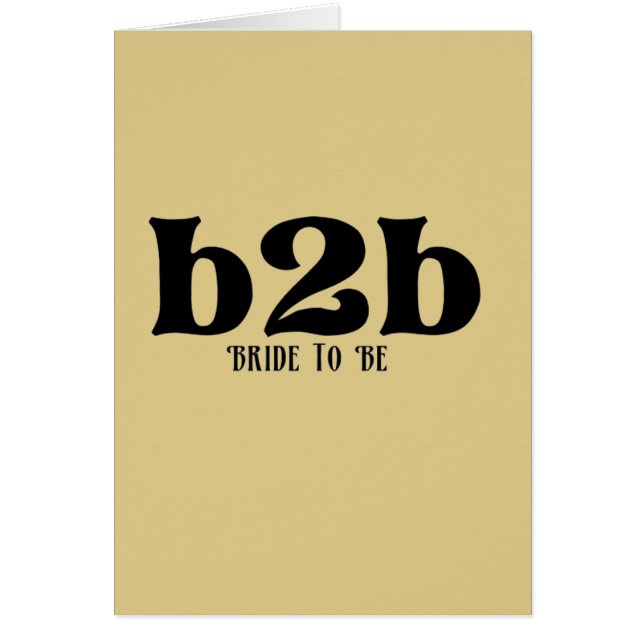 Cartão Noiva a ser (Frente)