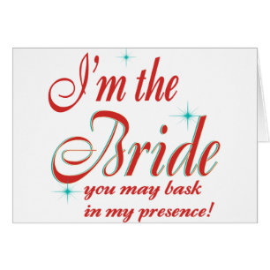 Cartão noiva-bask na presença