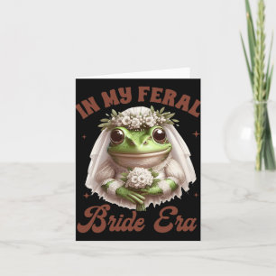 Cartão Noiva De Ser Sapo Bachelorette Bridal No Meu Feral
