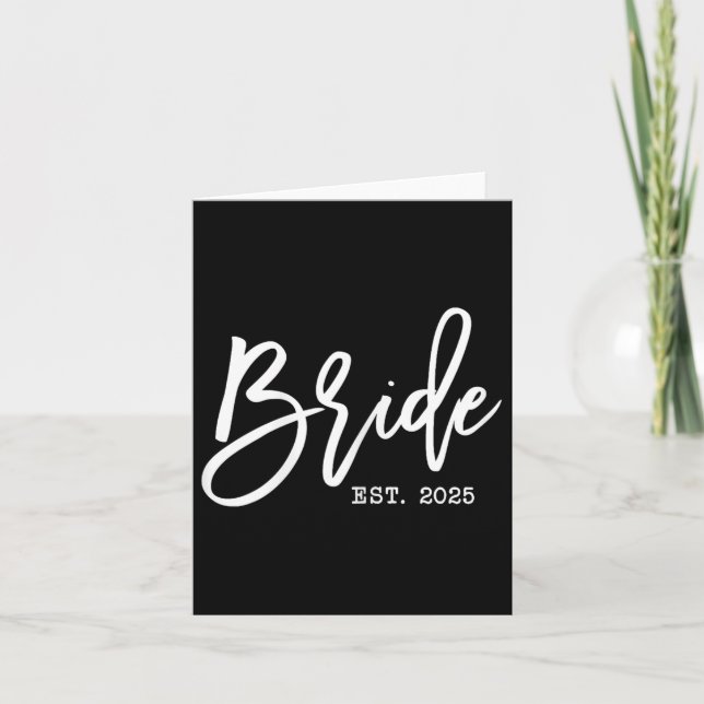 Cartão Noiva Est 2025 Para A Futura Mulher De Casamento E (Frente)