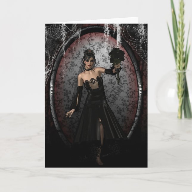 Cartão Noiva Gótica (Frente)