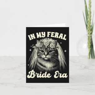 Cartão Noiva Para Ser Mãe de Gato Gato Noiva Casamento No