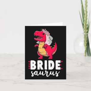 Cartão Noiva Saurus Dinossauro Noivado Casais M
