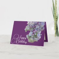 Noivado bonito Floral Moderno da Flor Lilac Roxo