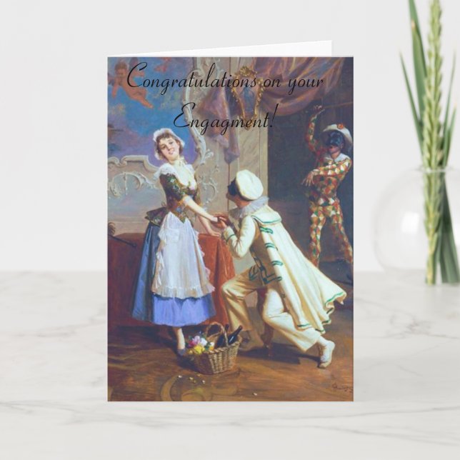 Cartão Noivado Casal (Frente)