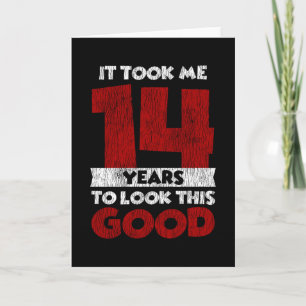 Cartão Noivado De 14 Anos Me Fez Parecer Bom 14 Aniversár