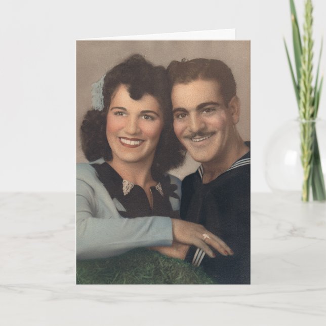 Cartão Noivado Feliz (Frente)