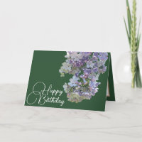 Noivado Verde bonito Floral Moderno Lilac Flor