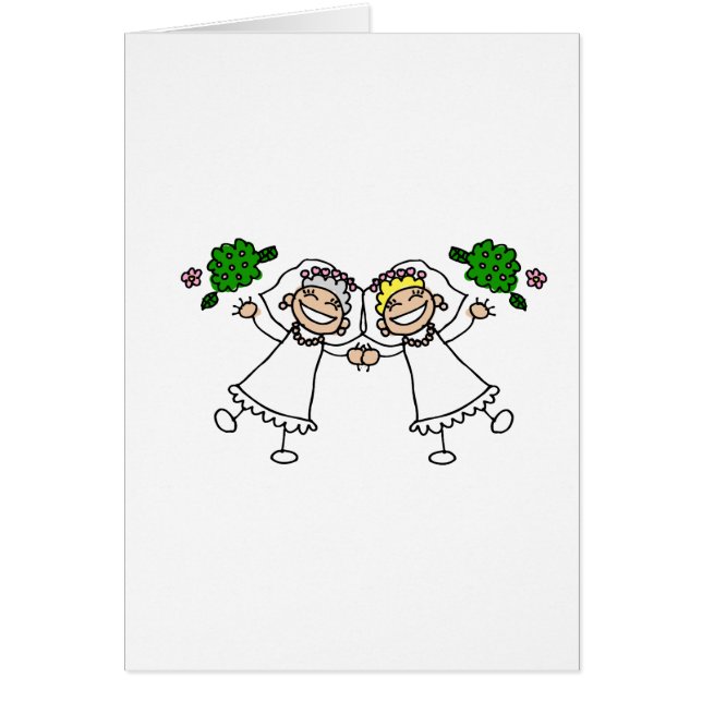 Cartão Noivas que lanç Bouquests (Frente)