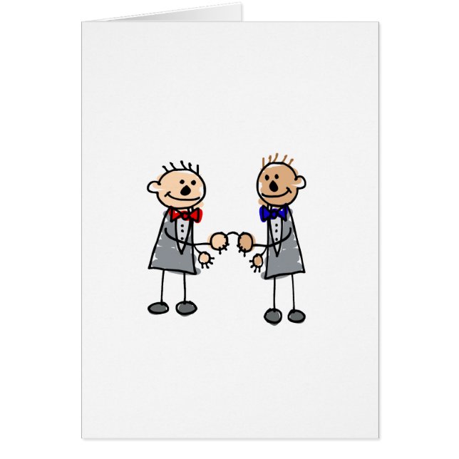 Cartão Noivos alegres (Frente)