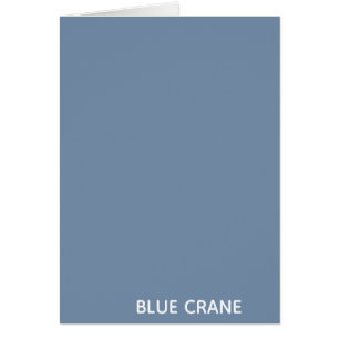Cartão Nome azul da grua azul
