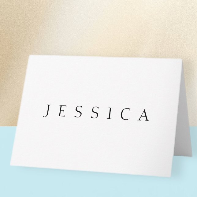 Cartão Nome Clássico (ou palavra) (Criador carregado)