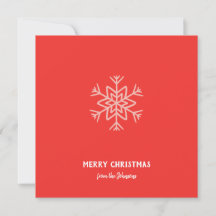 Nome da Família Personalizado Feliz Natal Floco de