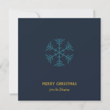 Nome da Família Personalizado Feliz Natal Floco de