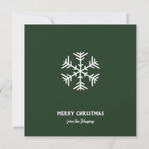 Nome da Família Personalizado Feliz Natal Floco de