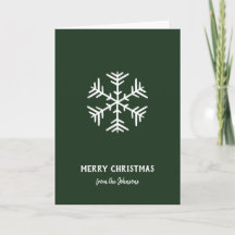 Nome da Família Personalizado Feliz Natal Floco de