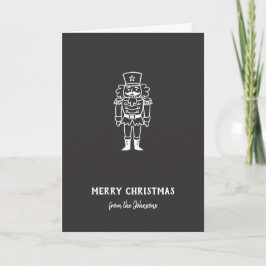 Cartão Nome da Família Personalizado Feliz Natal Príncipe