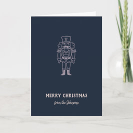 Cartão Nome da Família Personalizado Feliz Natal Príncipe