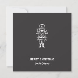 Cartão Nome da Família Personalizado Feliz Natal Príncipe