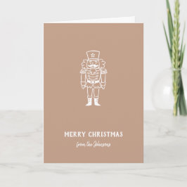 Cartão Nome da Família Personalizado Feliz Natal Príncipe