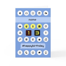 nome de adição de aniversário de computação de 13 