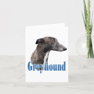Cartão Nome do Greyhound Notecard