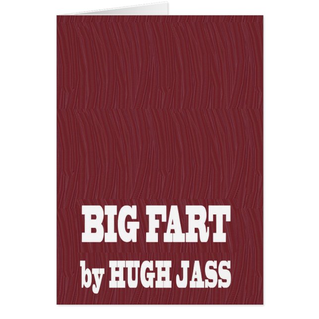 Cartão NOMES DO LIVRO ENGRAÇADO: Pronuncie PRESENTES (Frente)