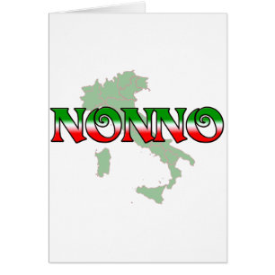 Cartão Nonno (avô italiano)