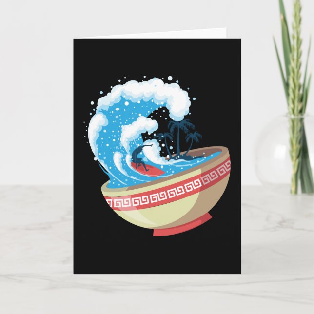 Cartão Noodles Anime Manga Funny Cute Japan Otaku Outfit (Frente)