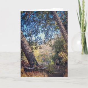 Cartão Nor Cal Nature Greeting Card: Hiking Card