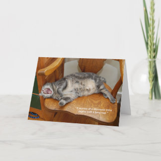 Cartão Nora Cotação 7"x5" Folheto de Saudação