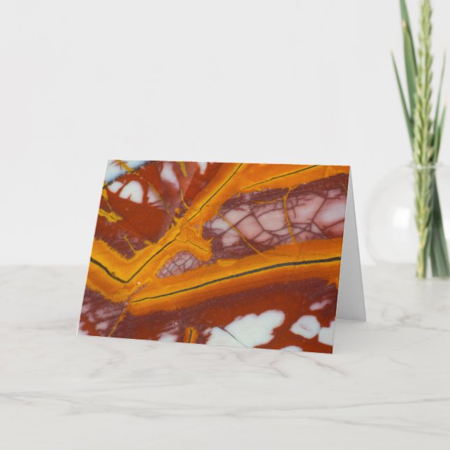 Cartão Noreena Jasper Rock Slab (Frente)