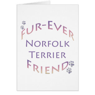 Cartão Norfolk Terrier Fuore