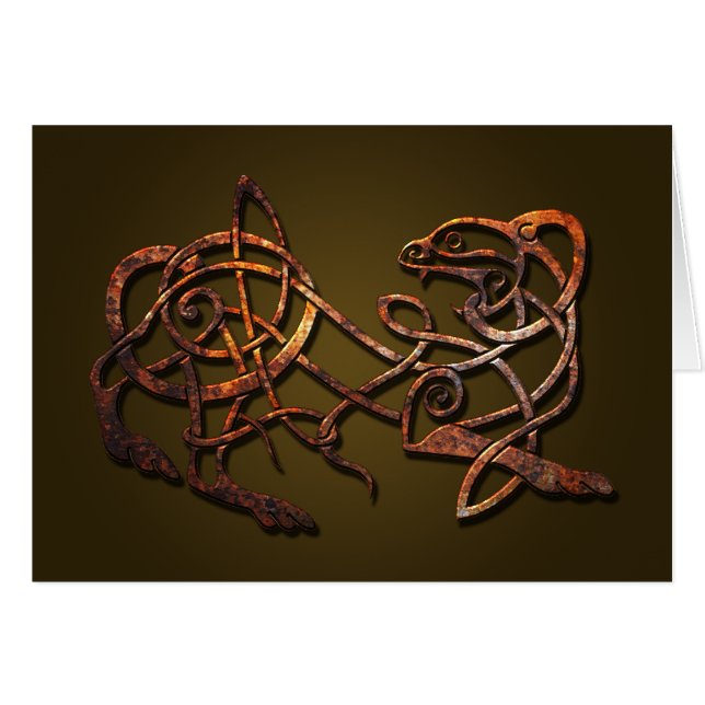 Cartão Norse Lion (Frente Horizontal)