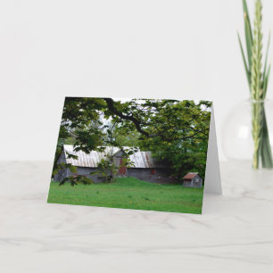 Cartão "Norte Barn", Um Velho Agricultor Sobrenaturado