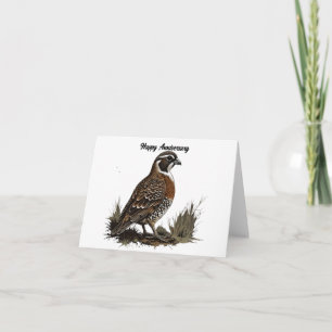 Cartão Norte Bobwhite